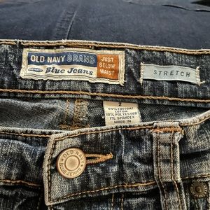 Old Nave size 2 blue jeans like new
